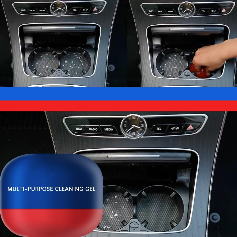 Car Cleaning Gel Keyboard Cleaner Car Cleaning Supplies Universal Dust Car Crevice Cleaner Auto Air Vent Interior Detail Removal Dust Removal Gel Car Accessories