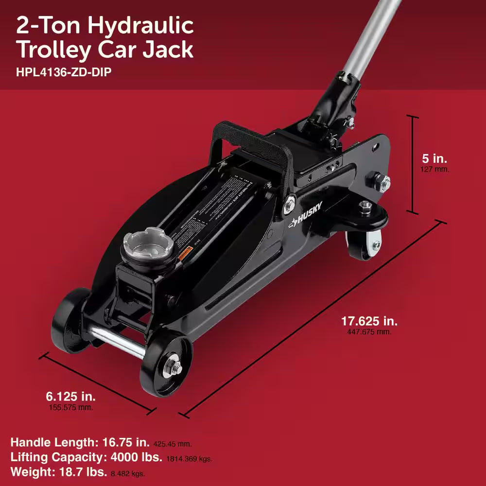 2-Ton Hydraulic Trolley Car Jack