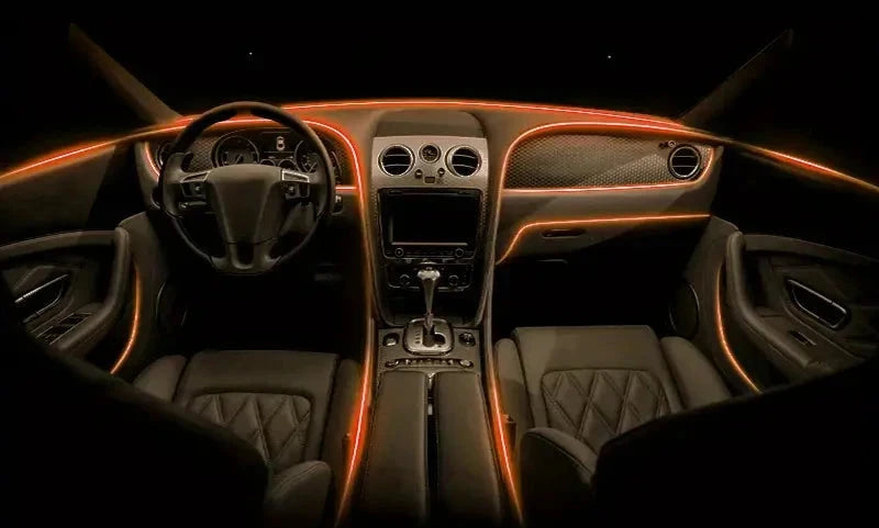 Car LED/Ambient Strip Light 12V Waterproof USB Strips Lamps