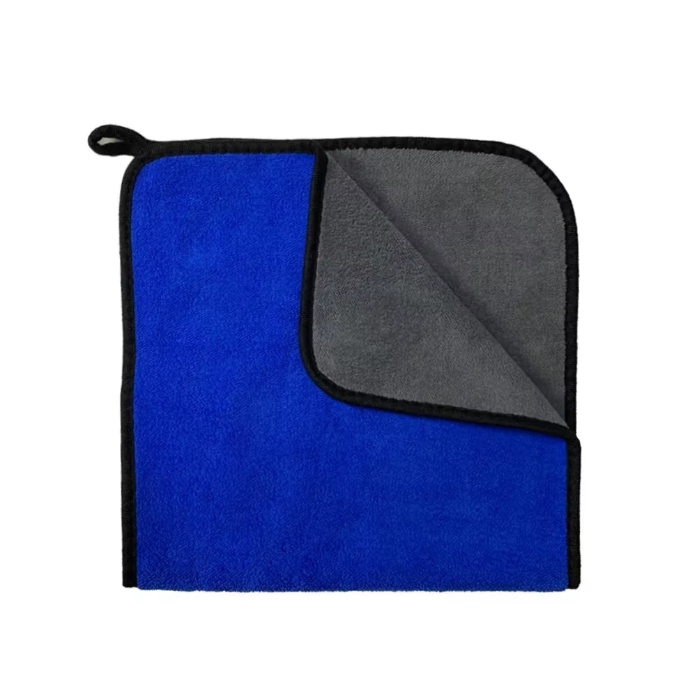 1/2Pcs Microfiber Towels Car Wash Supplies Detailing Car Glass Cleaning Tools Thicken Soft Drying Cloth Home Rag Car Accessories