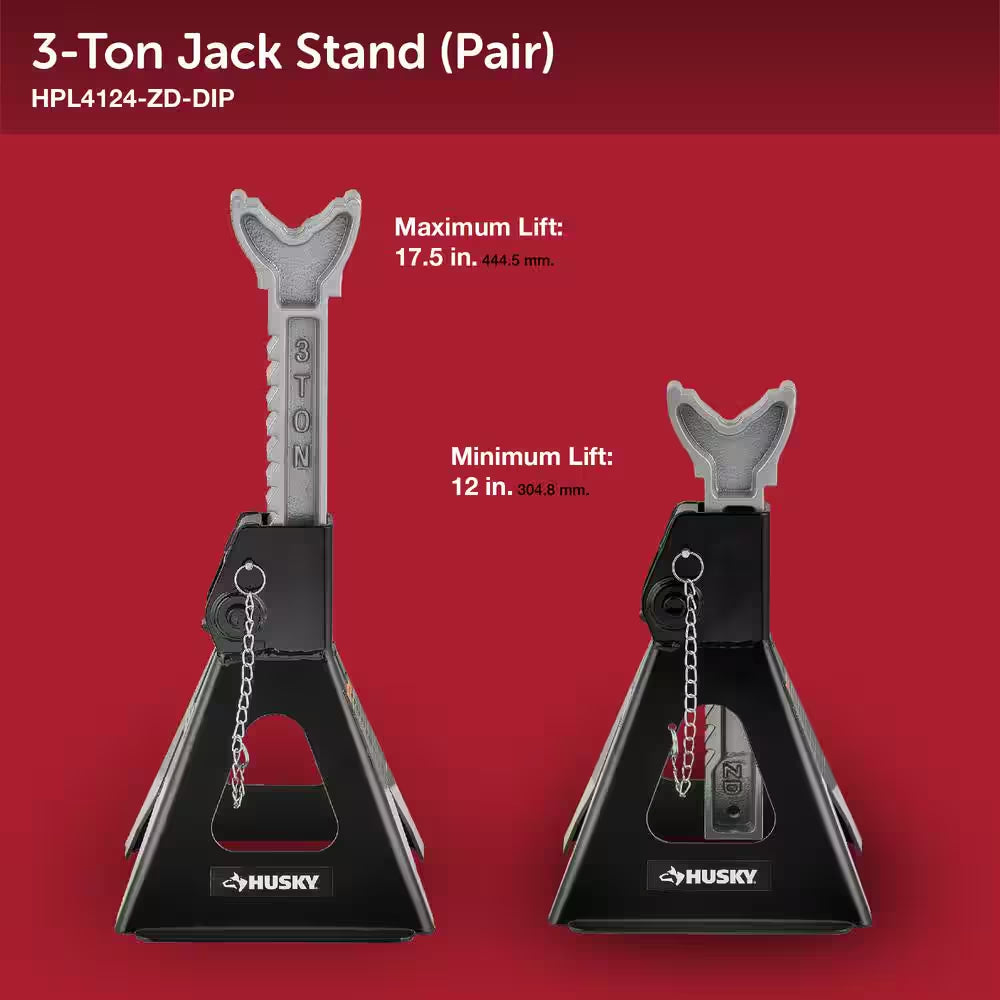 3-Ton Car Jack Stands