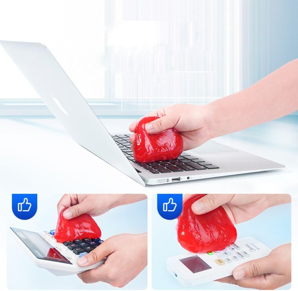 Car Cleaning Gel Keyboard Cleaner Car Cleaning Supplies Universal Dust Car Crevice Cleaner Auto Air Vent Interior Detail Removal Dust Removal Gel Car Accessories