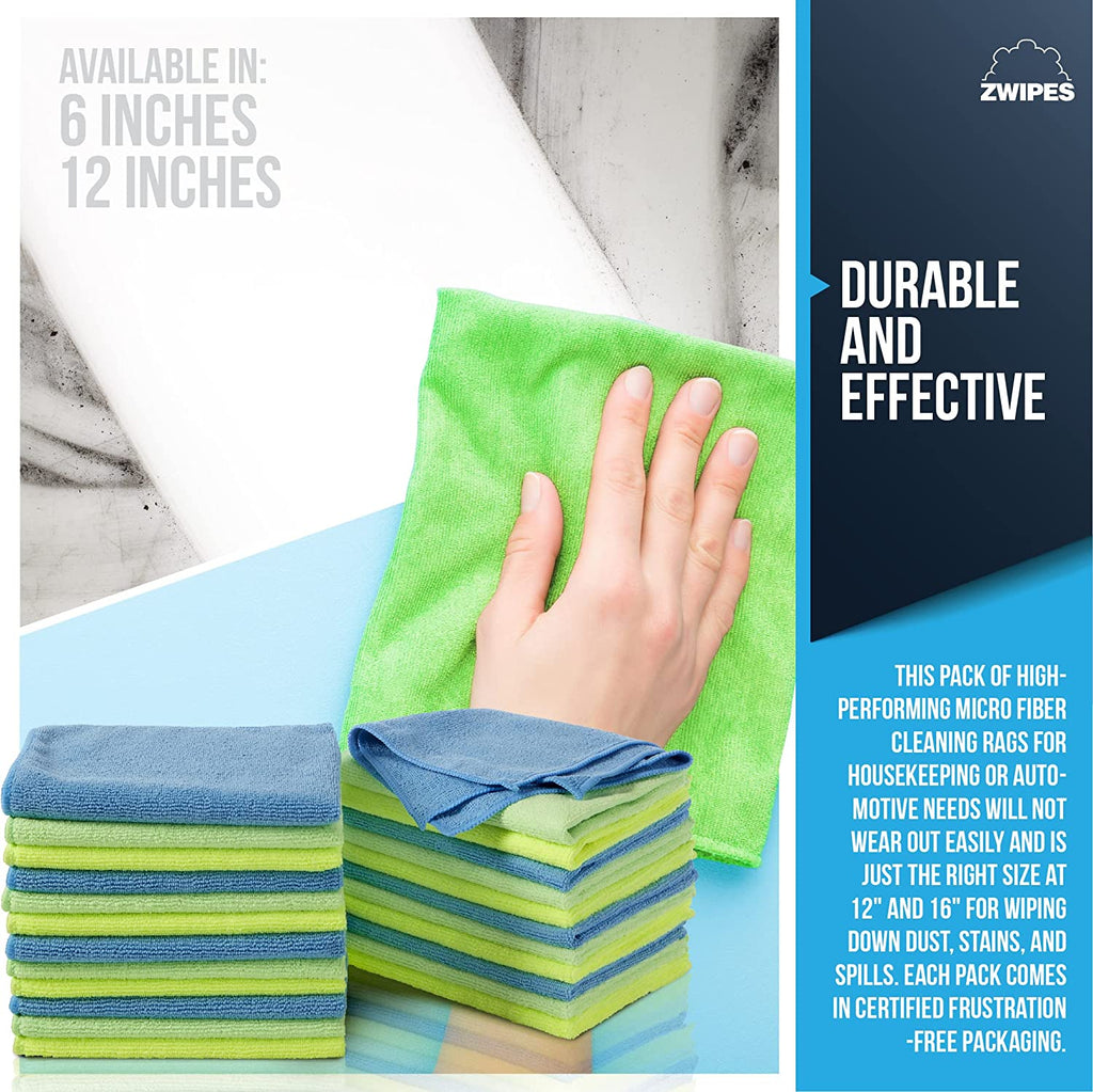 735 Microfiber Towel Cleaning Cloths, 12 Pack
